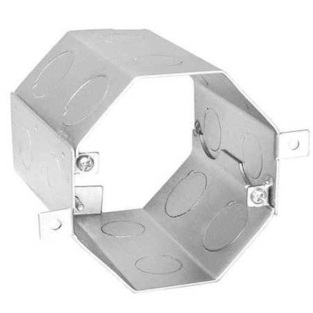 Southwire Electrical Box, 49.3 cu in, Octagon Box Type, Steel, Octagon Shape OCR-400